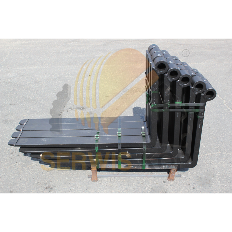 Pallet forks suitable for JCB telehandlers / 125x40x1200