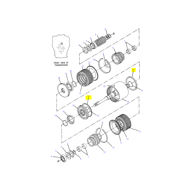 УПЛОТНЕНИЕ СЦЕПЛЕНИЯ ПЕРЕДАЧИ CAT ЭКСКАВАТОР-ПОГРУЗЧИК ОРИГИНАЛ