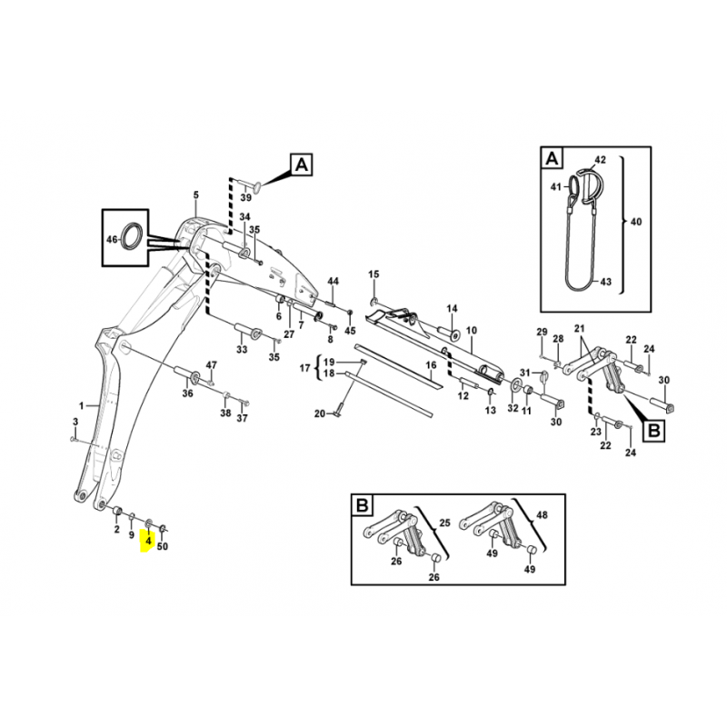 ПЛАСТИКОВАЯ ШАЙБА VOLVO ЭКСКАВАТОР-ПОГРУЗЧИК