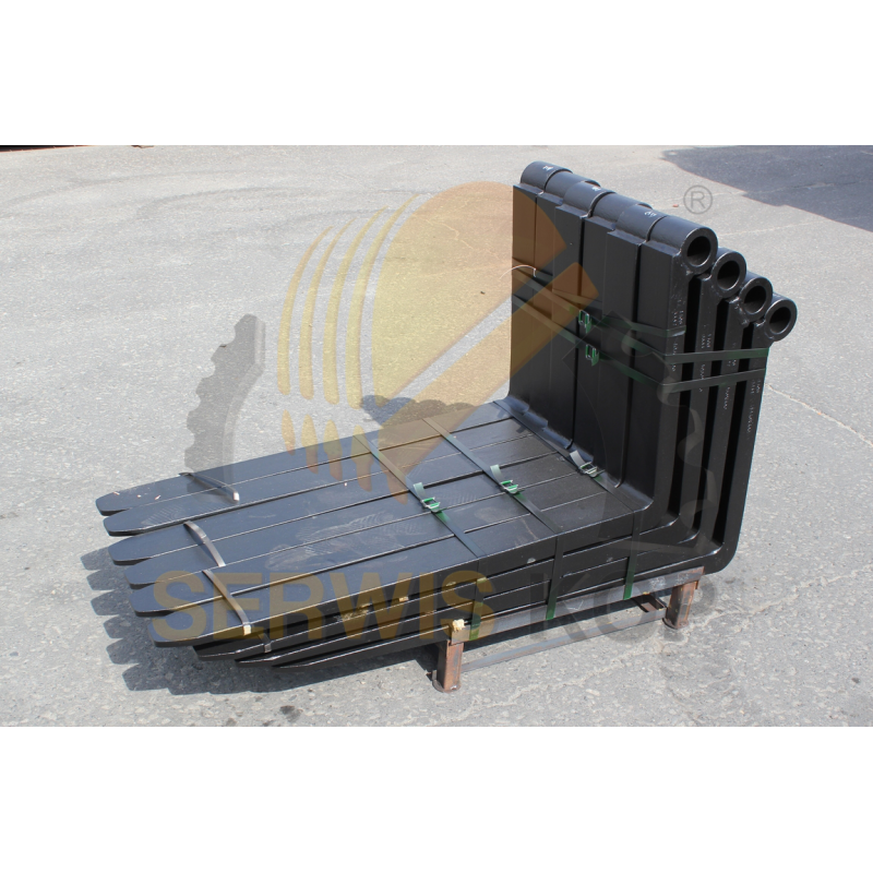 Pallet forks suitable for JCB telehandlers / 100x40x1067