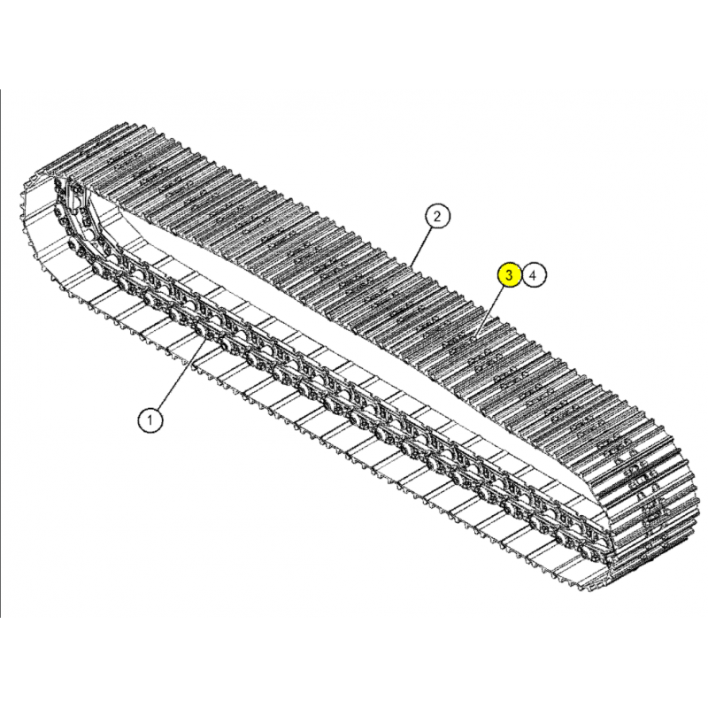 Гайка гусеничного винта CAT-экскаватора