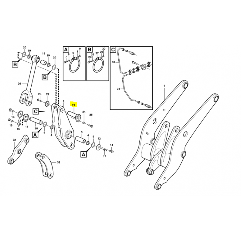 ШТИФТ 90X246 МУФТЫ ЗАРЯДНОЕ УСТРОЙСТВО VOLVO