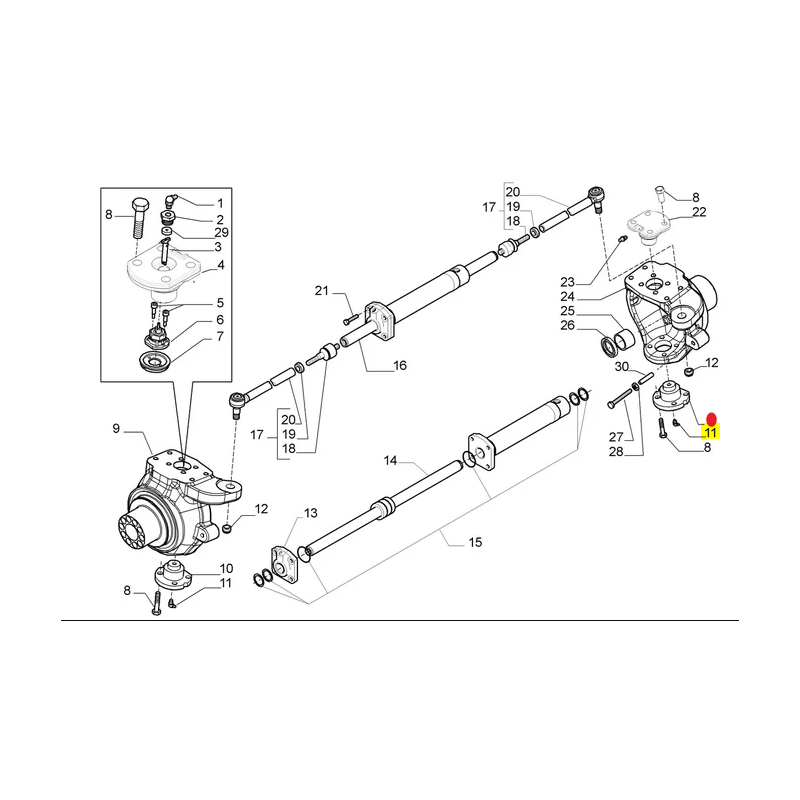 КОНТАКТ КРОССОВЕРА CAT TELEHANDLER