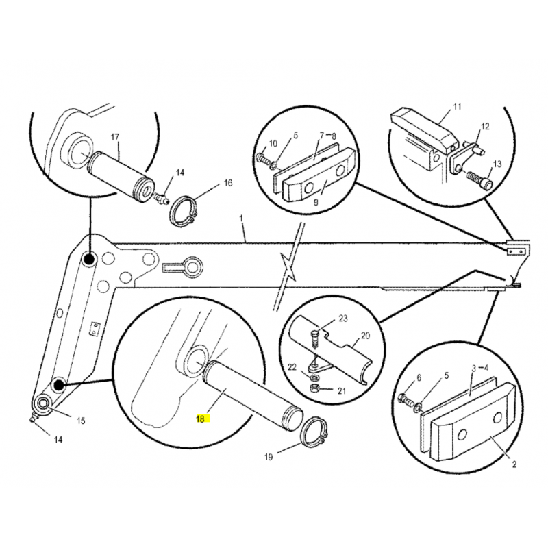 CAT PIN ЭКСКАВАТОР-ПОГРУЗЧИК TELEHENDLER ОРИГИНАЛ