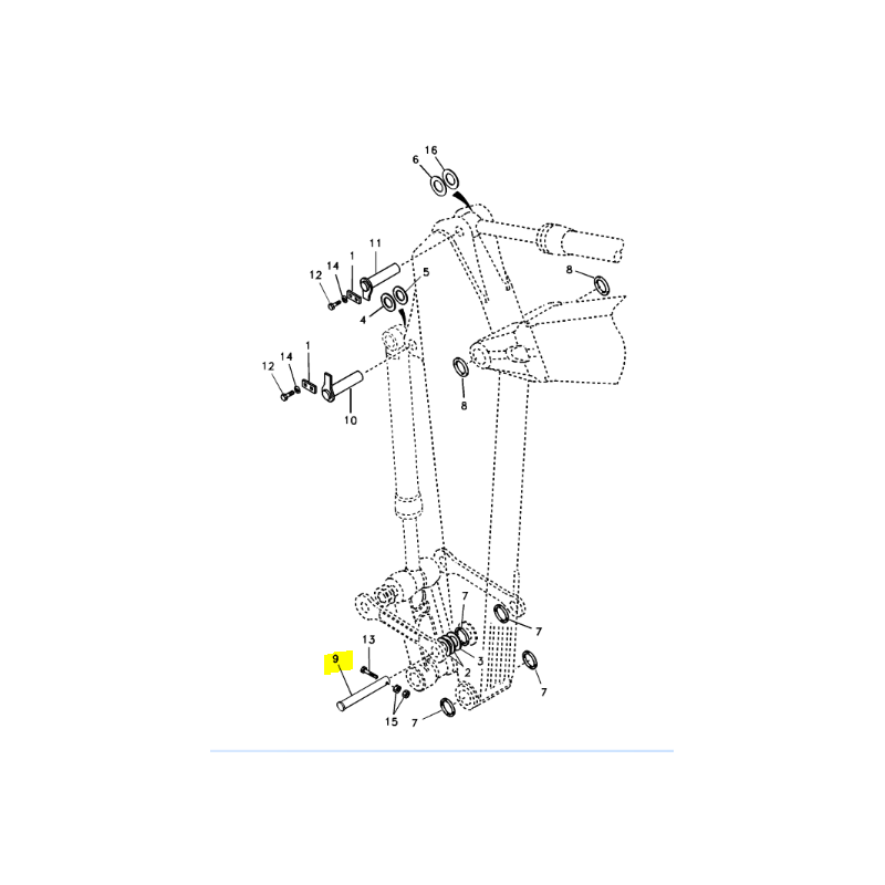 ШТИФТ КОВША ЭКСКАВАТОР VOLVO