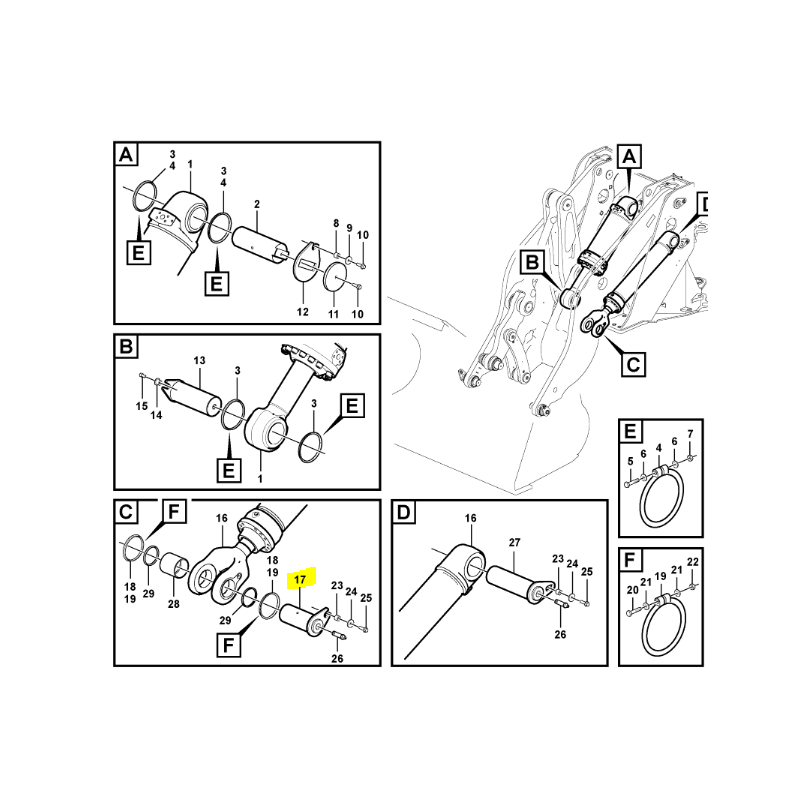 ШКИВ ПРИВОДА ПОДЪЕМА КОВША VOLVO ПОГРУЗЧИК СЕРИИ C