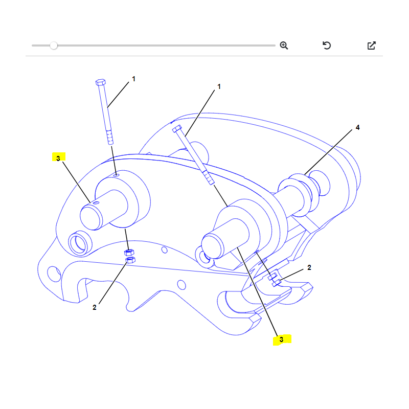 БЫСТРОРАЗЪЕМНЫЙ ШТИФТ ЭКСКАВАТОР CAT