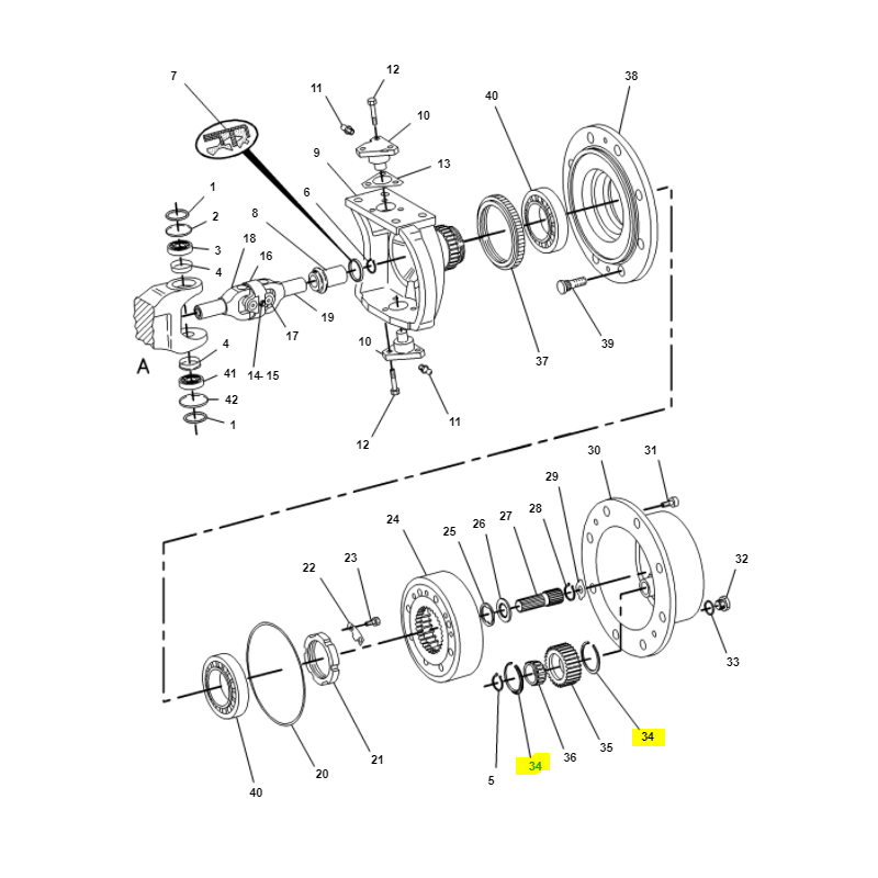 ЗАЩИТНОЕ КОЛЬЦО CAT SATELLITE ЭКСКАВАТОР-ПОГРУЗЧИК СЕРИИ II B
