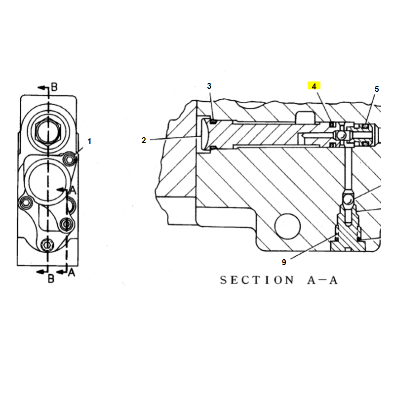 УПЛОТНИТЕЛЬНОЕ КОЛЬЦО CAT ЭКСКАВАТОР-ПОГРУЗЧИК СЕРИИ II B C D