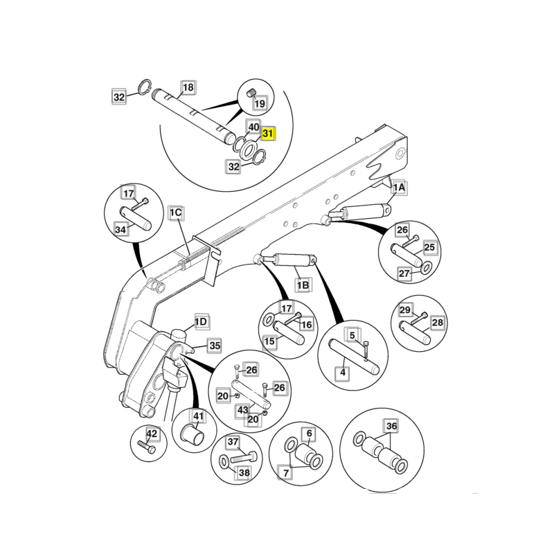 1,4 ММ ПРОКЛАДКА JCB ЗАРЯДНОЕ УСТРОЙСТВО