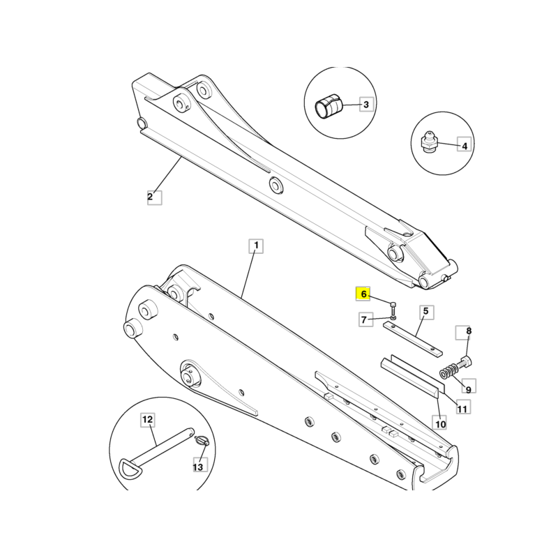 КРЕПЕЖНЫЙ ВИНТ СКОЛЬЖЕНИЯ ЭКСКАВАТОР-ПОГРУЗЧИК JCB