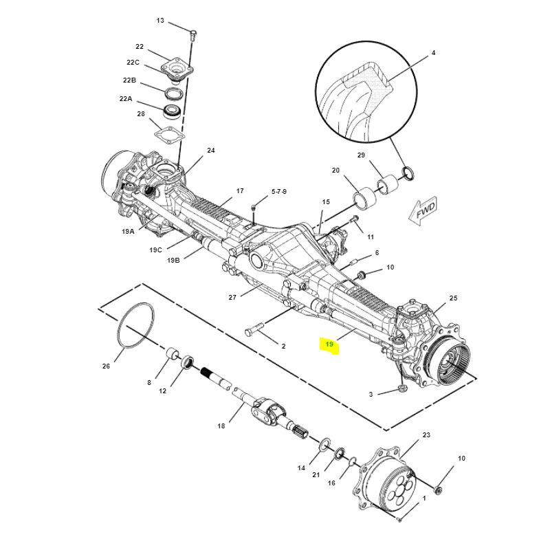 РУЛЕВАЯ ТЯГА CAT ЭКСКАВАТОР-ПОГРУЗЧИК ROTA