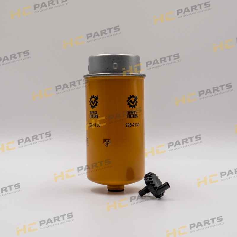 CAT Water separator fuel system - backhoe loader
