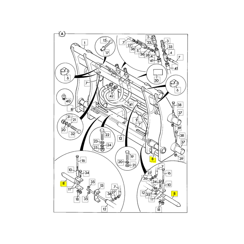 БЫСТРОРАЗЪЕМНЫЙ ШТИФТ JCB ЭКСКАВАТОР-ПОГРУЗЧИК