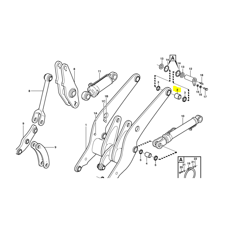 ВТУЛКА КОРПУСА ПРИВОДА VOLVO ПОГРУЗЧИК