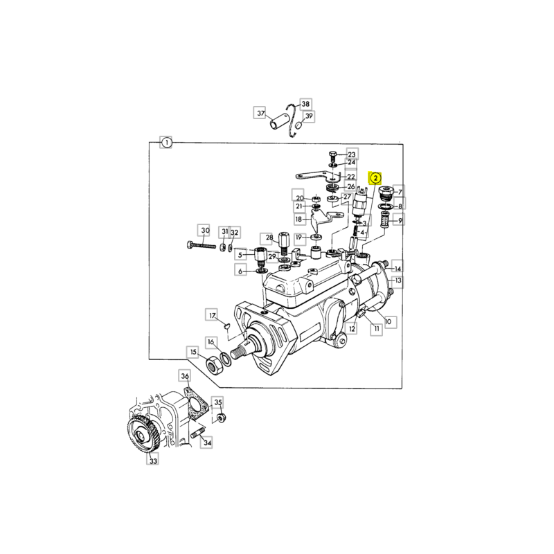 ДАТЧИК ТУШЕНИЯ JCB ЭКСКАВАТОР-ПОГРУЗЧИК
