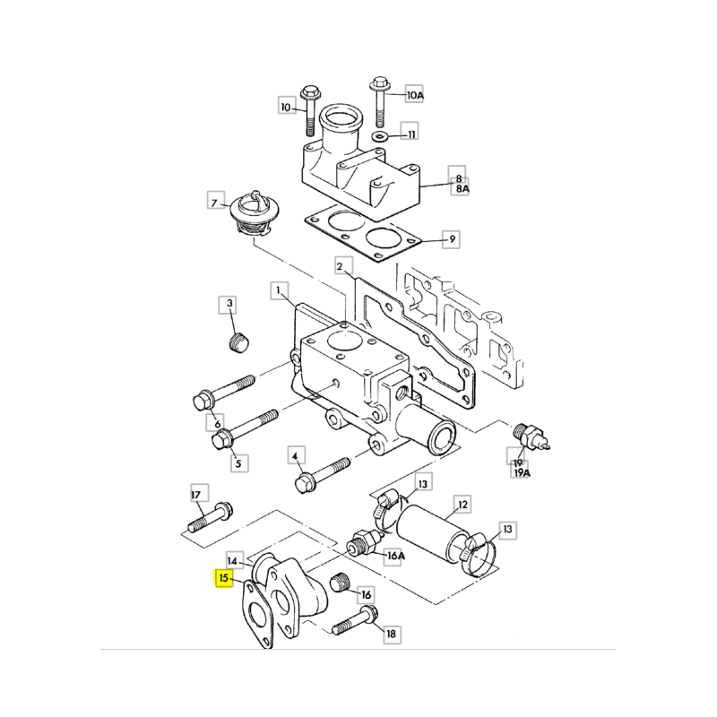 ПРОКЛАДКА СИСТЕМЫ ОХЛАЖДЕНИЯ JCB ЭКСКАВАТОР-ПОГРУЗЧИК ТЕЛЕСКОПИЧЕСКИЙ И КОЛЕСНЫЙ ПОГРУЗЧИК
