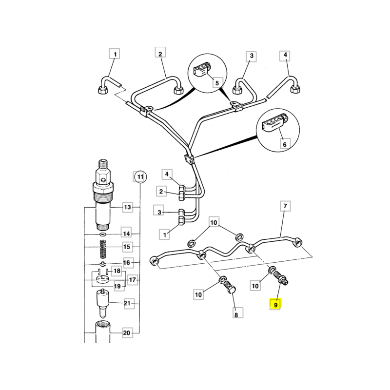 ПЕРЕЛИВНОЙ ВИНТ JCB ЭКСКАВАТОР-ПОГРУЗЧИК 2CX 3CX