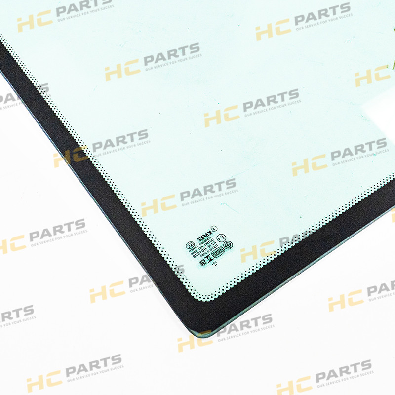 JCB Left door upper glass - 3CX 4CX P12