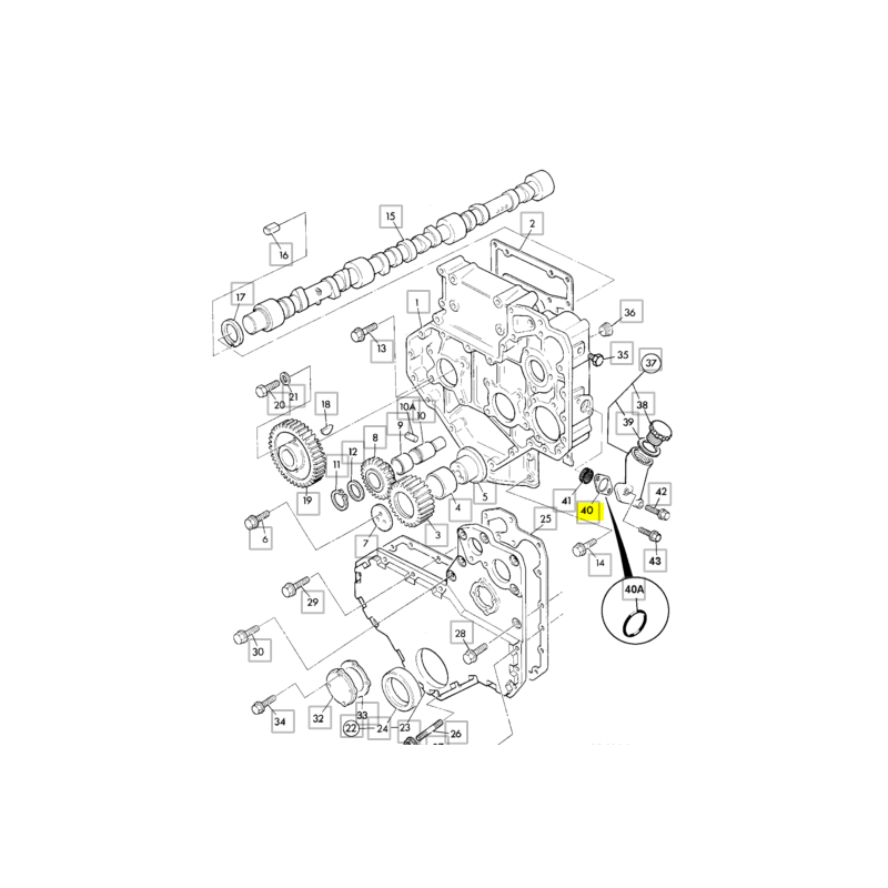 ПРОКЛАДКА КРЫШКИ ГРМ JCB ЭКСКАВАТОР-ПОГРУЗЧИК ОРИГИНАЛ
