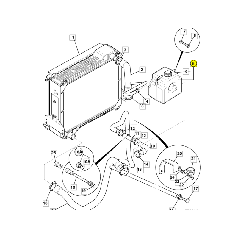 РАСШИРИТЕЛЬНЫЙ БАК JCB ЭКСКАВАТОР-ПОГРУЗЧИК