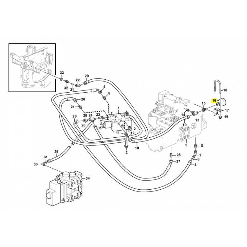 ПОГРУЗЧИК Л180Ф ВОЛЬВО ПАРКЕРА КВА БАТАРЕИ ОЭМ ГИДРАВЛИЧЕСКИЙ, Л220Д