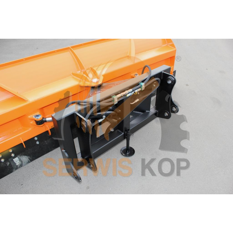 Snow plow suitable for CAT 428 D/E - 2.8m