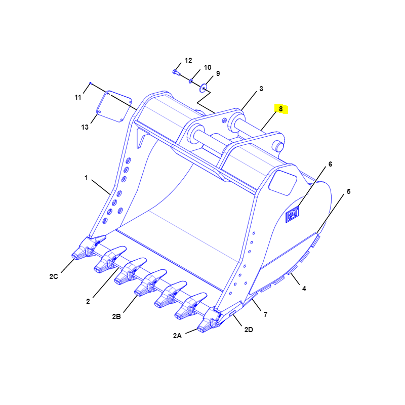 ШТИФТ КРЕПЛЕНИЯ КОВША CAT ЭКСКАВАТОР