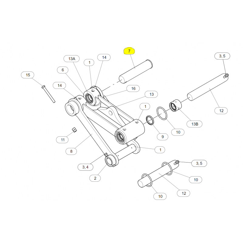 ШТИФТ КОВША ЭКСКАВАТОР CAT
