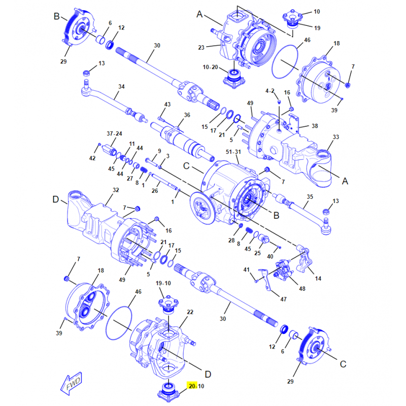 ПОВОРОТНЫЙ ШТИФТ ЭКСКАВАТОР-ПОГРУЗЧИК CAT