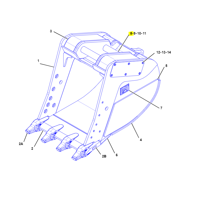 ШТИФТ СОЕДИНЕНИЯ КОВША CAT ЭКСКАВАТОР