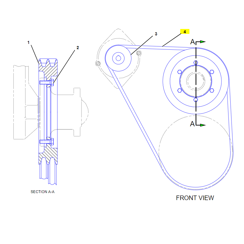 КОМПЛЕКТ КЛИНОВЫХ РЕМНЕЙ CAT КОЛЕСНЫЙ И ГУСЕНИЧНЫЙ ЭКСКАВАТОР CVA