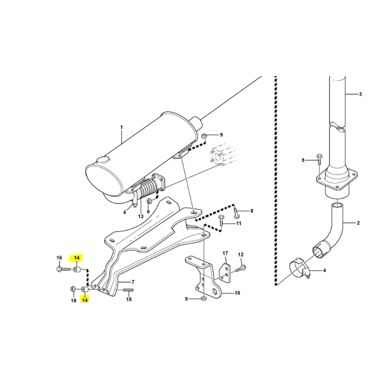 ВТУЛКА КРЕПЛЕНИЯ РАМЫ ДЕМПФЕРА VOLVO ЭКСКАВАТОР-ПОГРУЗЧИК