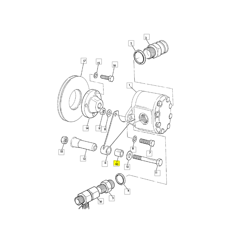 JCB НАСОС ПРУЖИННАЯ ВТУЛКА ЭКСКАВАТОР-ПОГРУЗЧИК КОЛЕСНЫЙ ПОГРУЗЧИК ТЕЛЕСКОПИЧЕСКИЙ ПОГРУЗЧИК ОРИГИНАЛ