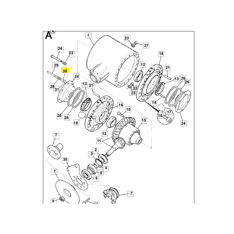 НАПРАВЛЯЮЩАЯ ВТУЛКА ПРУЖИНЫ ЭКСКАВАТОР-ПОГРУЗЧИК ТЕЛЕСКОПИЧЕСКИЙ ПОГРУЗЧИК JCB