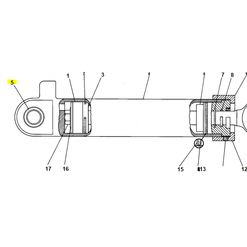 ВТУЛКА В ГОЛОВКЕ ПРИВОДА ПОГРУЗЧИК CAT