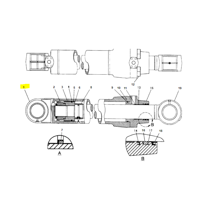 ВТУЛКА ПРИВОДА РУКИ CAT ГУСЕНИЧНЫЙ ЭКСКАВАТОР
