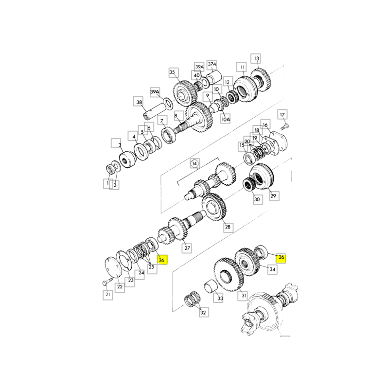 ПОДШИПНИК КОРОБКИ ПЕРЕДАЧ JCB ЭКСКАВАТОР CVA