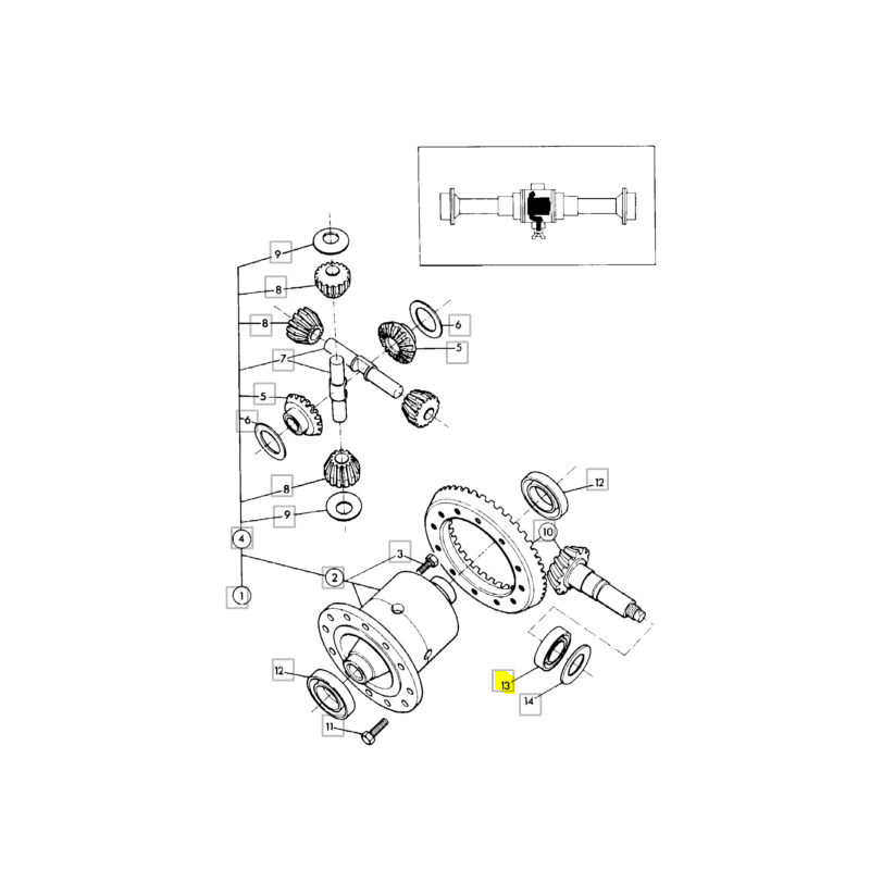 ПОДШИПНИК РОЛИКА АТАКИ JCB ЭКСКАВАТОР-ПОГРУЗЧИК