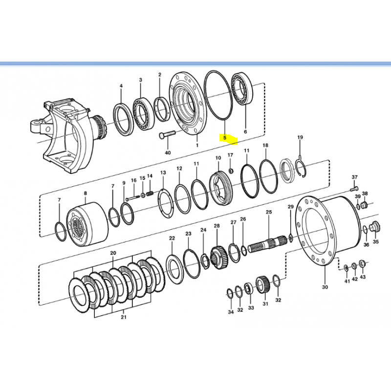 УПЛОТНИТЕЛЬНОЕ КОЛЬЦО CVA ЭКСКАВАТОР VOLVO