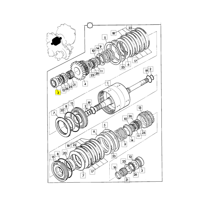ПОДШИПНИК КОРОБКИ ПЕРЕДАЧ JCB ЭКСКАВАТОР-ПОГРУЗЧИК CVA