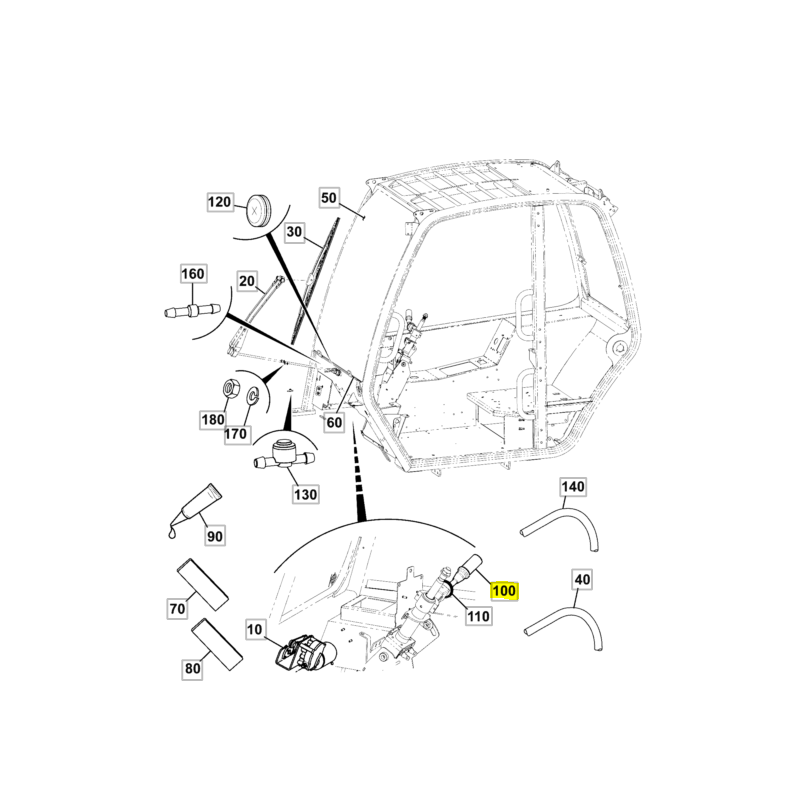 ВЫКЛЮЧАТЕЛЬ СВЕТА ЗАРЯДНОЕ УСТРОЙСТВО JCB FASTRAC CVA