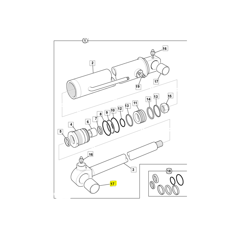 ВТУЛКА ПРИВОДА КАЧАНИЯ ДЖКБ МИНИ ЭКСКАВАТОР