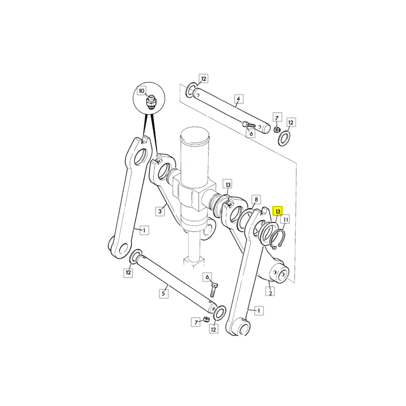 ЭКСКАВАТОР-ПОГРУЗЧИК JCB TILT ARM ВТУЛКА ТЕЛЕСКОПИЧЕСКИЙ ПОГРУЗЧИК
