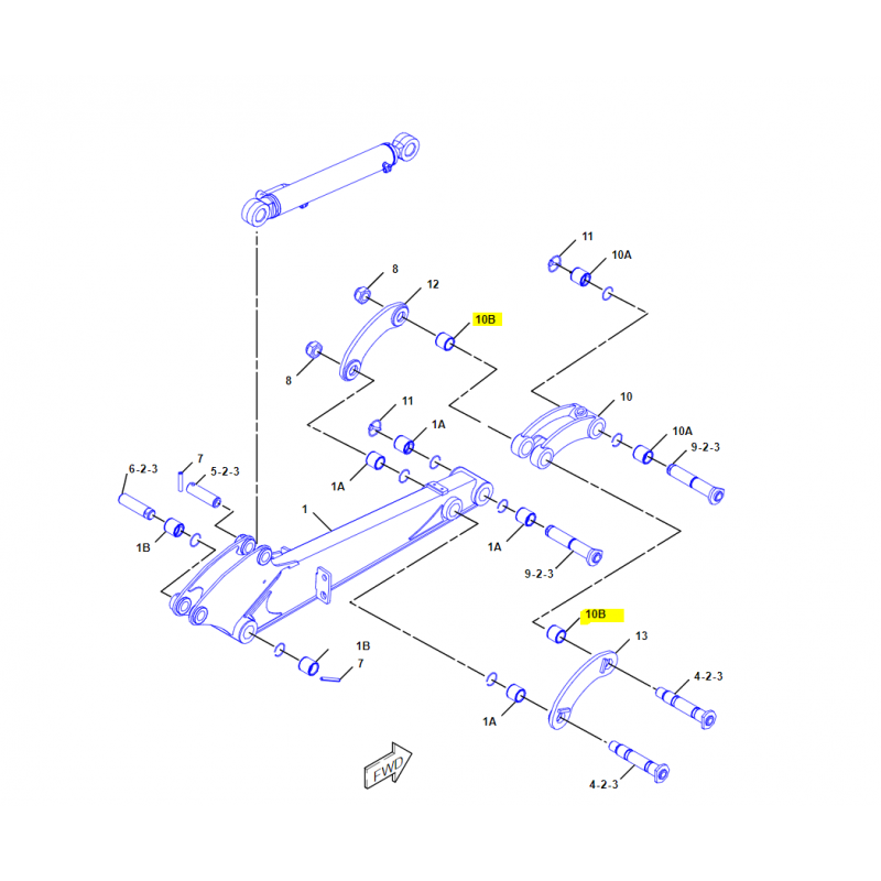МУФТА КОВША CAT ОРИГИНАЛ МИНИ-ЭКСКАВАТОР