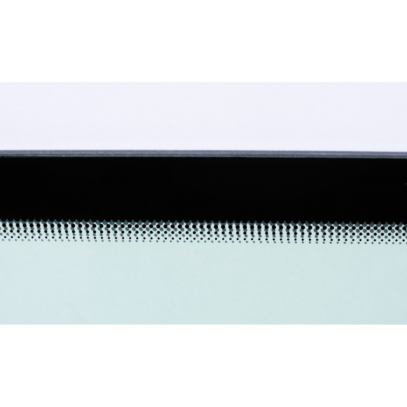 СТЕКЛО ДВЕРИ ВЕРХНЯЯ ШЕЛКОГРАФИЯ МИНИ ЭКСКАВАТОР HITACHI ZX26U - 5A YD00006274