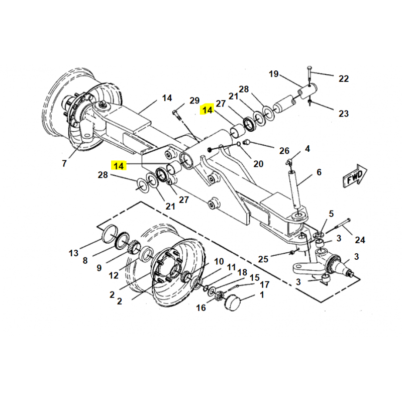 ПОГРУЗЧИК ЭКСКАВАТОРА ВТУЛКИ ПОДВЕСА ПЕРЕДНЕГО МОСТА CAT