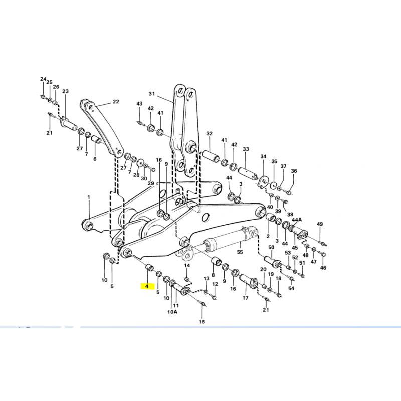 СТАЛЬНАЯ ВТУЛКА ПОГРУЗЧИКА VOLVO