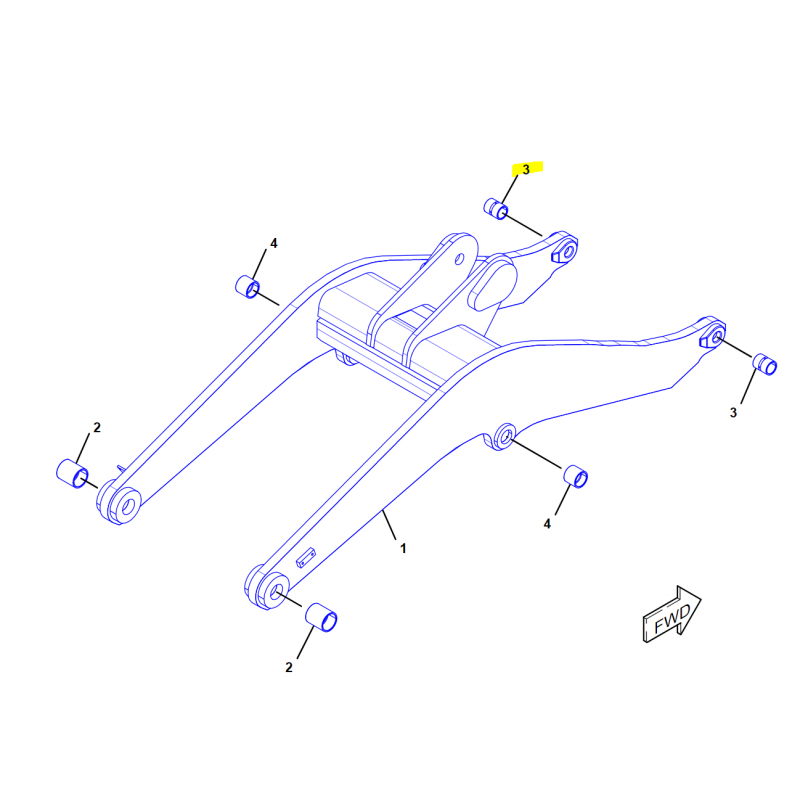 РУКАВ ПОГРУЗЧИКА CAT КОЛЕСНЫЙ ПОГРУЗЧИК