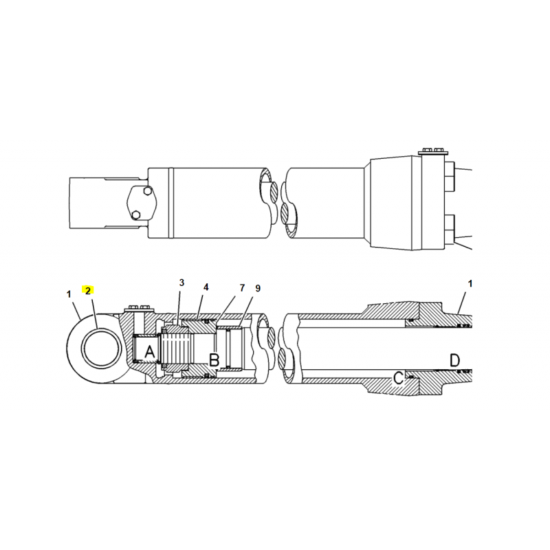 ВТУЛКА ПРИВОДА КОВША CAT ГУСЕНИЧНЫЙ ЭКСКАВАТОР